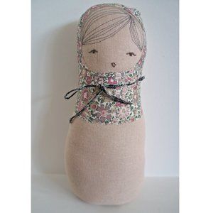 H Luv Handmade Cotton Matryoshka Girl Plush Doll
